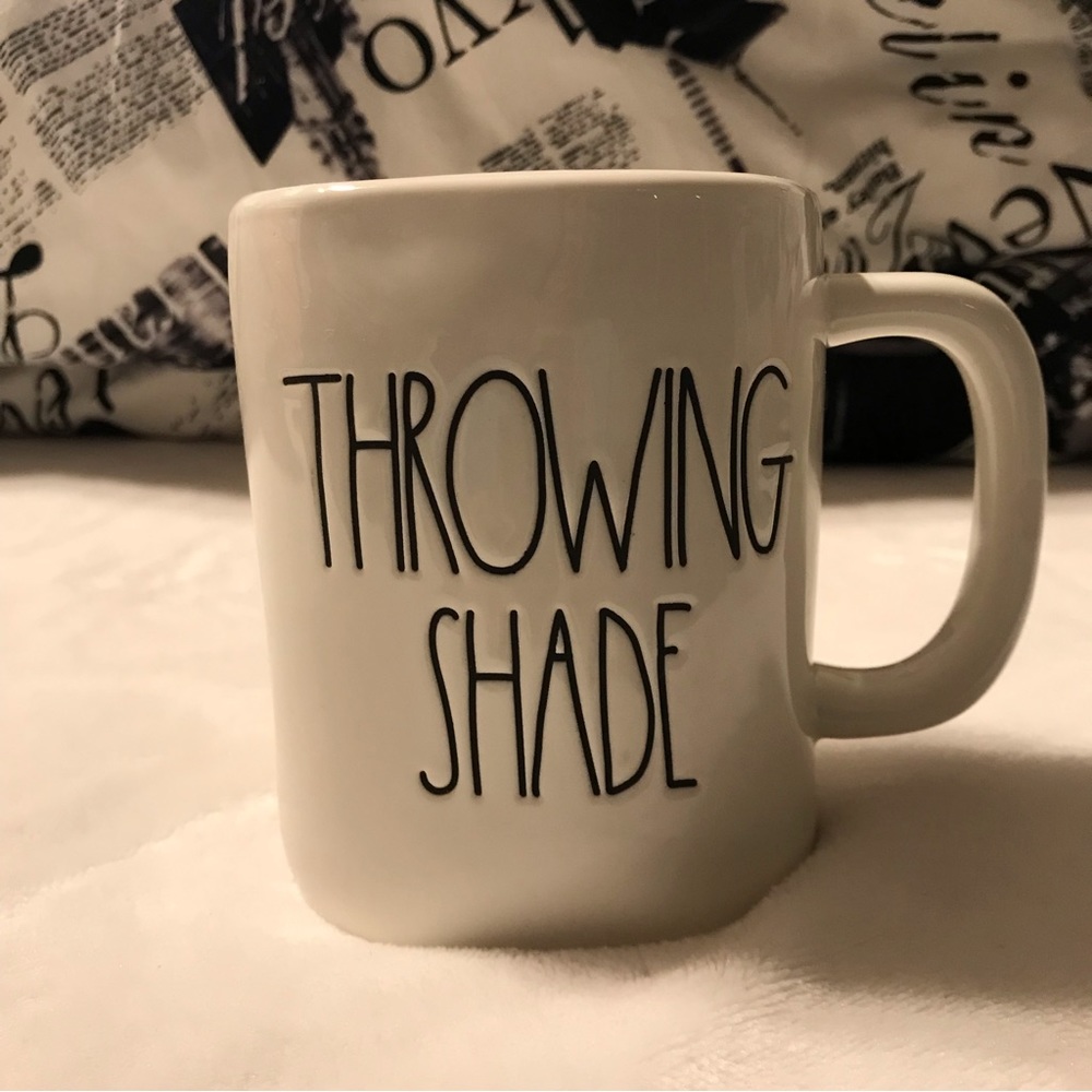 Rae Dunn Artisan Collection Coffee Mug “Throwing Shade”